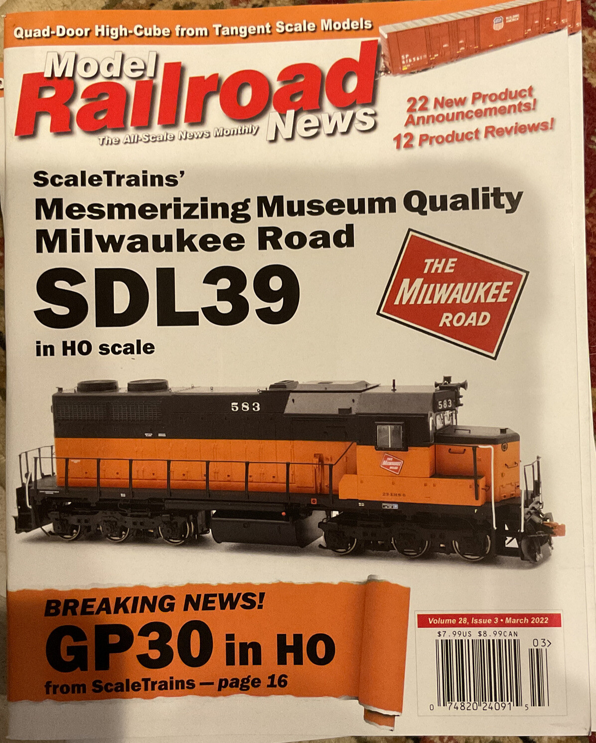 Model Railroad News Magazine March 2022 Vol 28 Issue 03