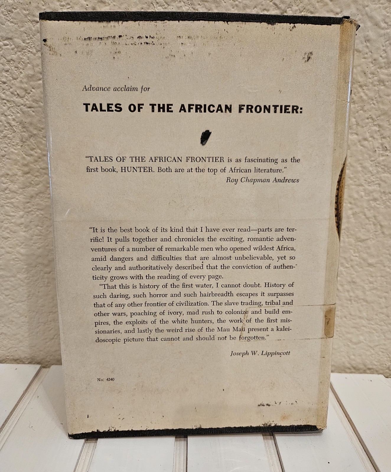 Tales of the African Frontier 1954 1st Ed US Army Camp Crowder Library