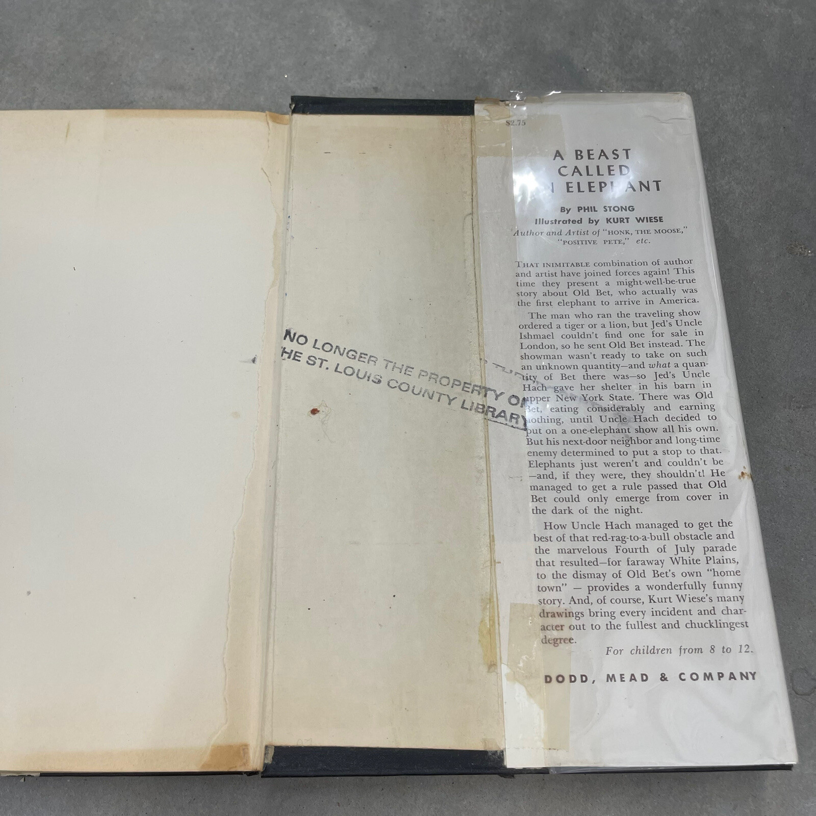 The Monkey Tree Irene Mott Bose 1956 Illustrated HC DJ First Ed Ex-Library