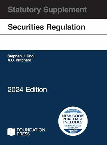 Securities Regulation – Paperback, by Choi Stephen; Pritchard – Acceptable