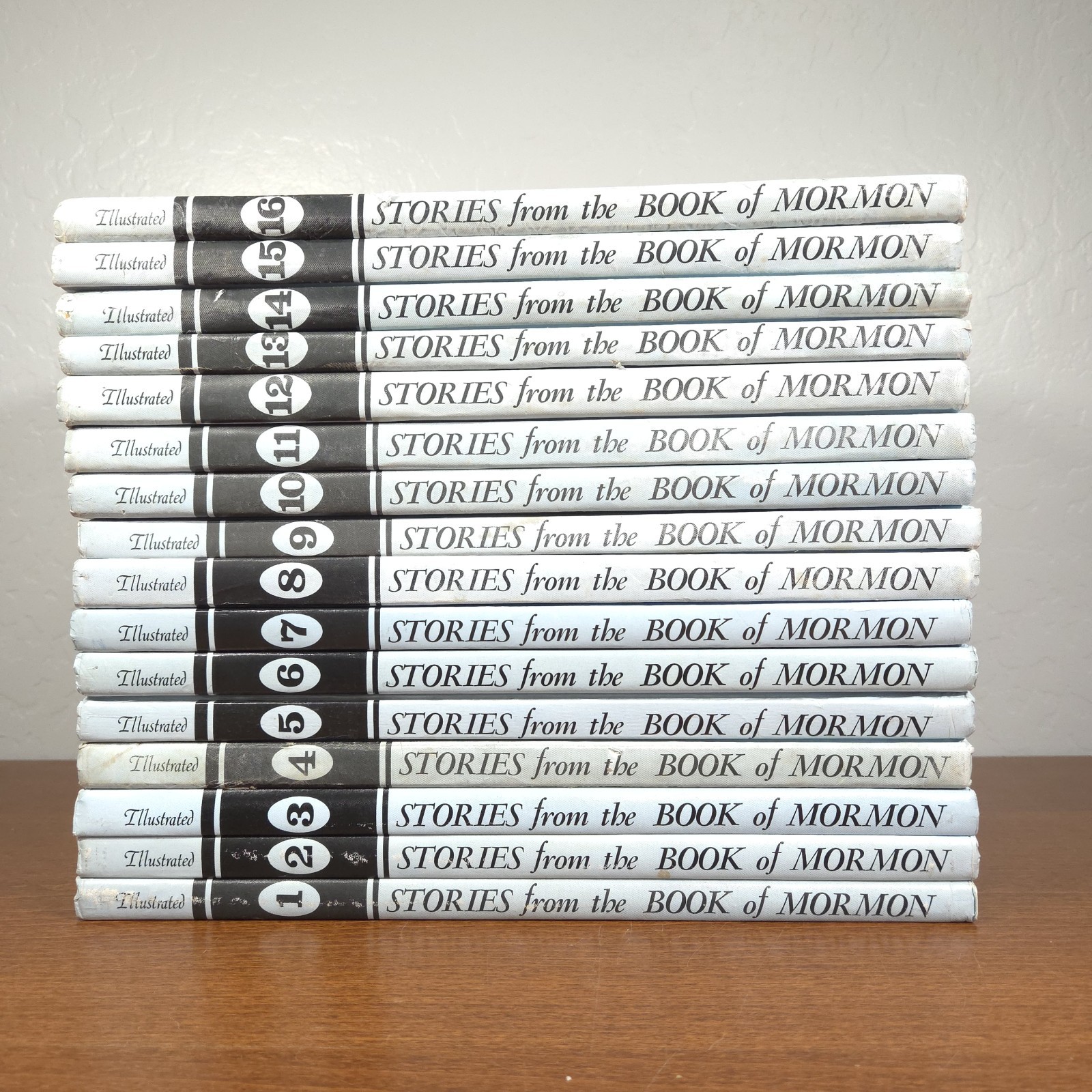 Illustrated Stories from The Book of Mormon Set Series Complete Volumes 1-16 LDS
