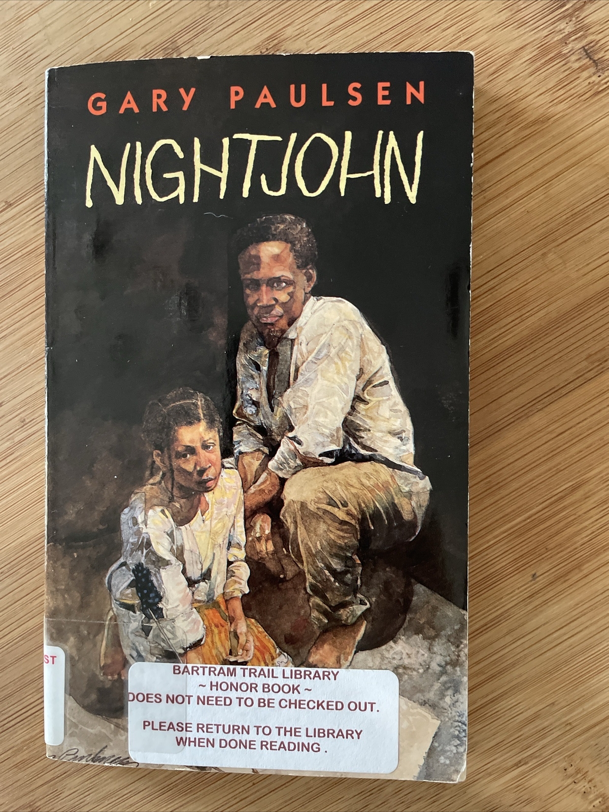 NightJohn – By Gary Paulsen, trade paperback