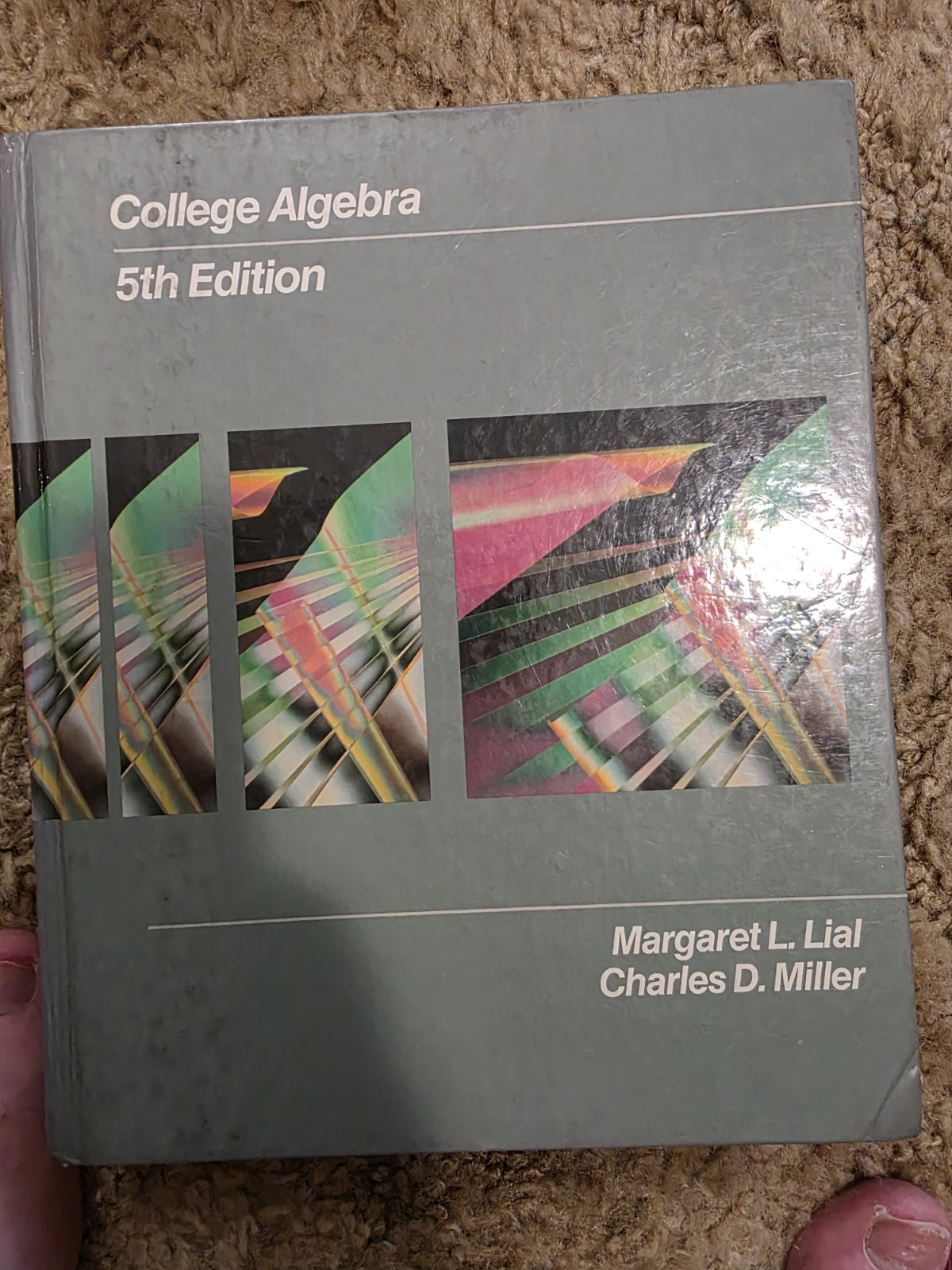 College Algebra 5th Edition Lial Miller Textbook & Study Guide Lot 1989