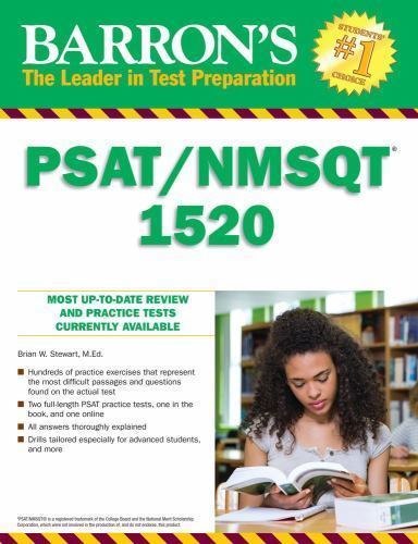 Barron&rsquo;s PSAT/NMSQT 1520: Aiming for National Merit, Brian Stewart, Very Good Bo