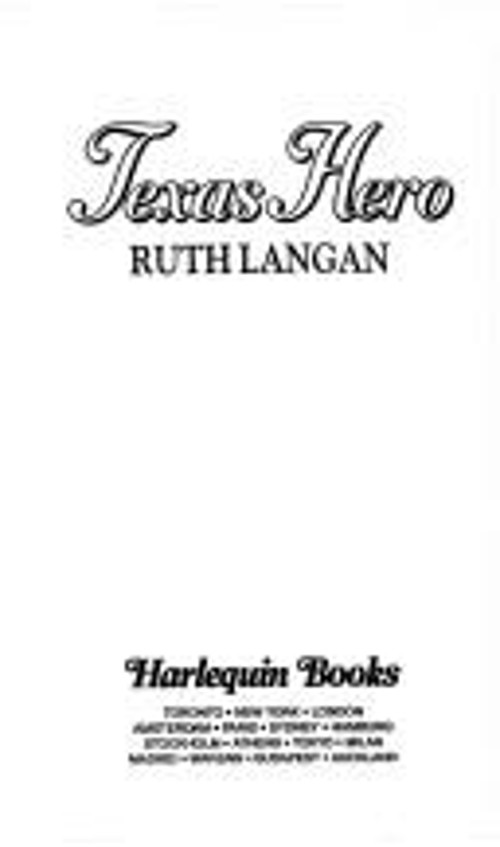 Texas Hero Mass Market Paperbound Ruth Langan