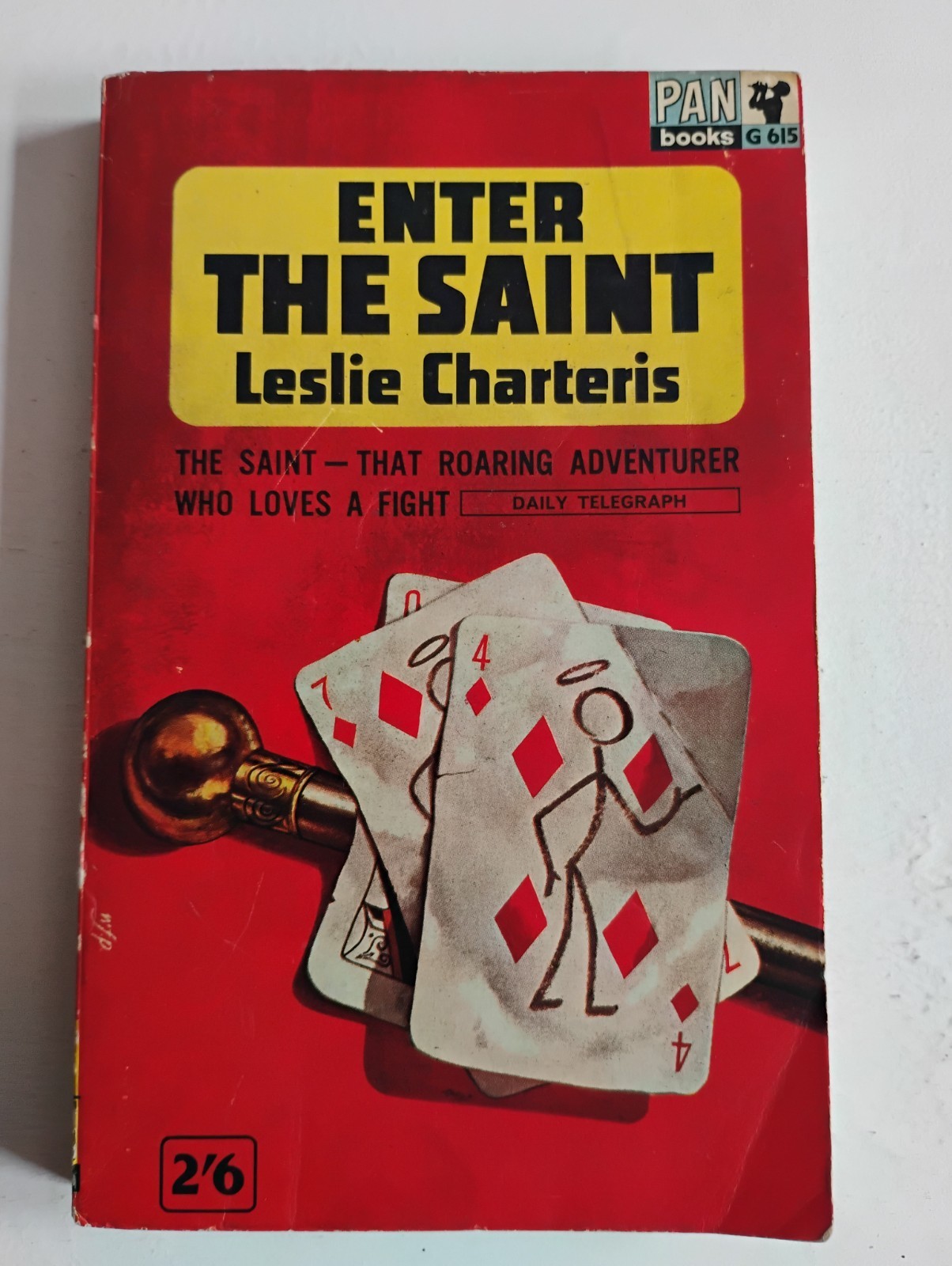 Enter The Saint -Leslie Charteris 1963 1st Edition Pan Vintage Crime Thriller PB