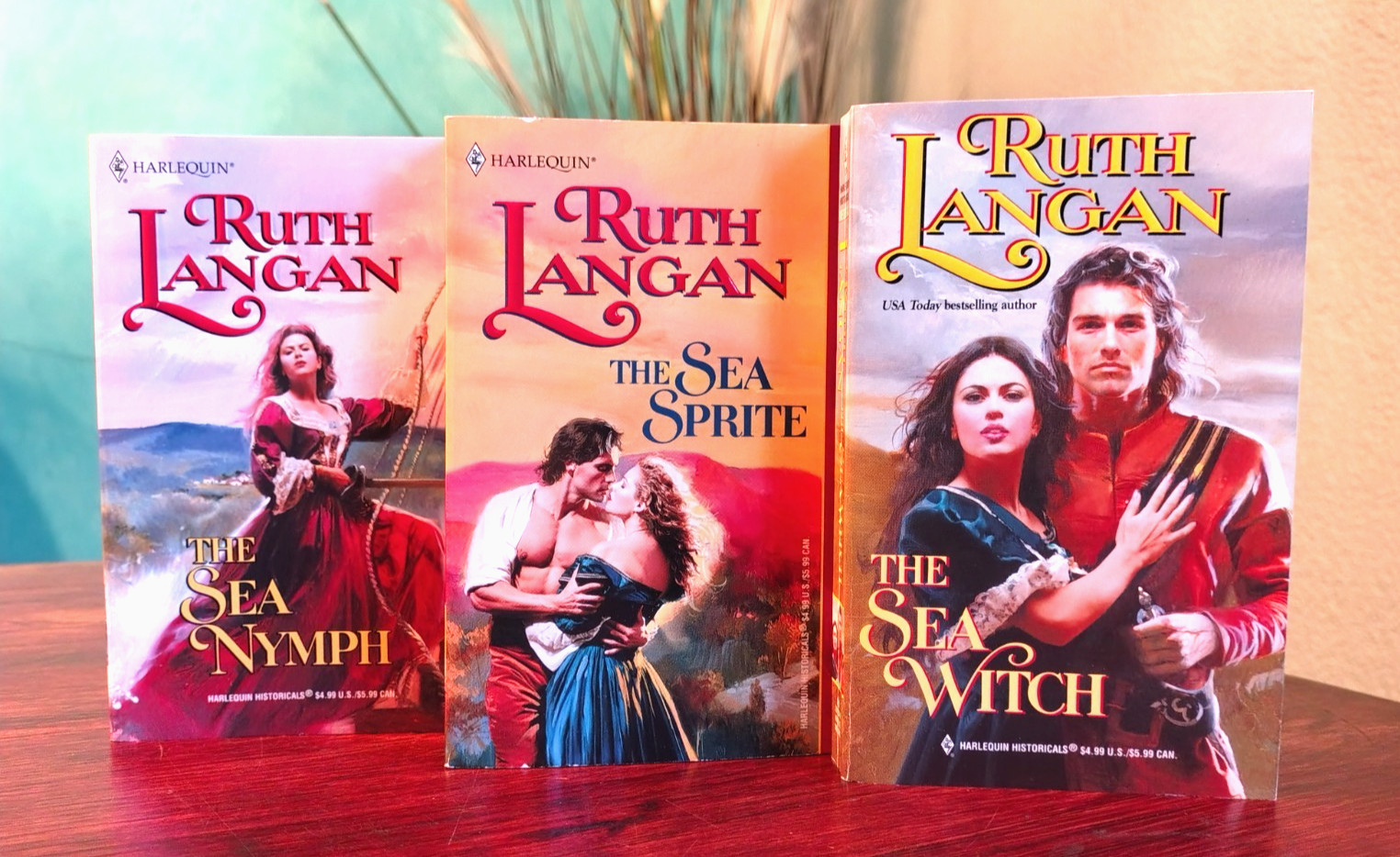 Ruth Langan Complete Set (3) Sirens of the Sea Series Harlequin Historical Books