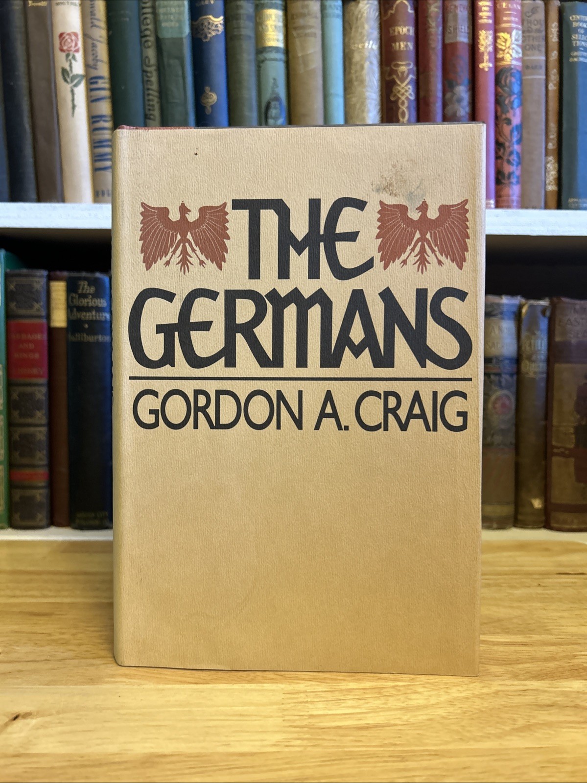 Vintage The Germans By Gordon A. Craig, 1982 HCDJ Putnam