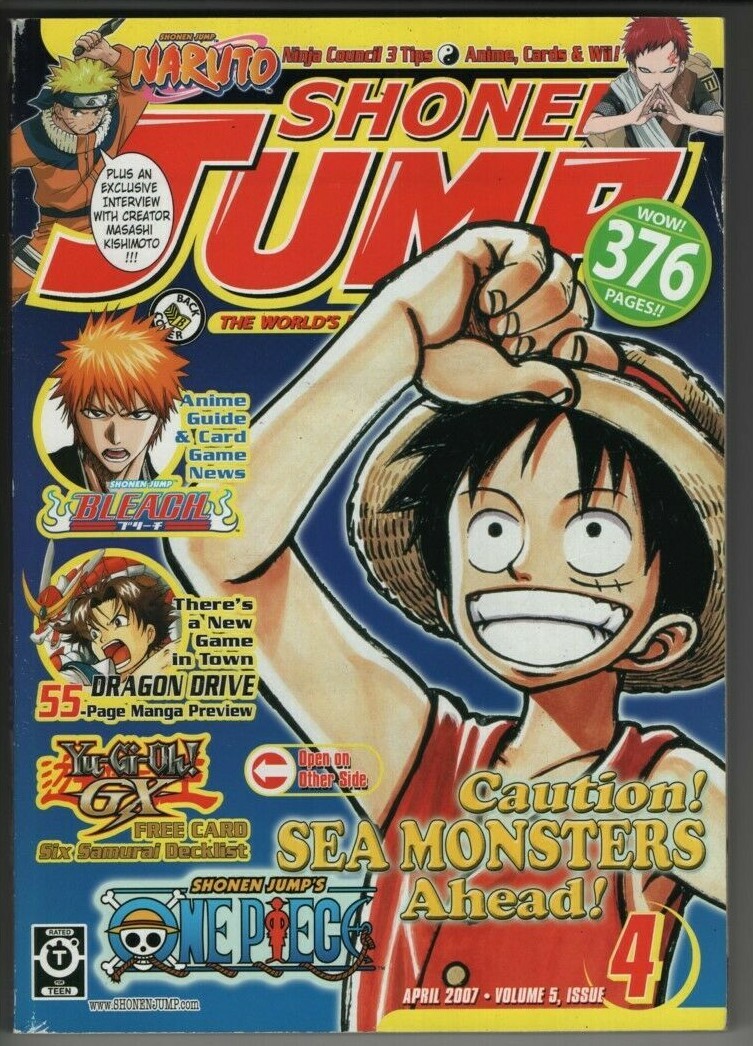 Shonen Jump Anime Comic Book 376 Pages April 2007 091720nonr