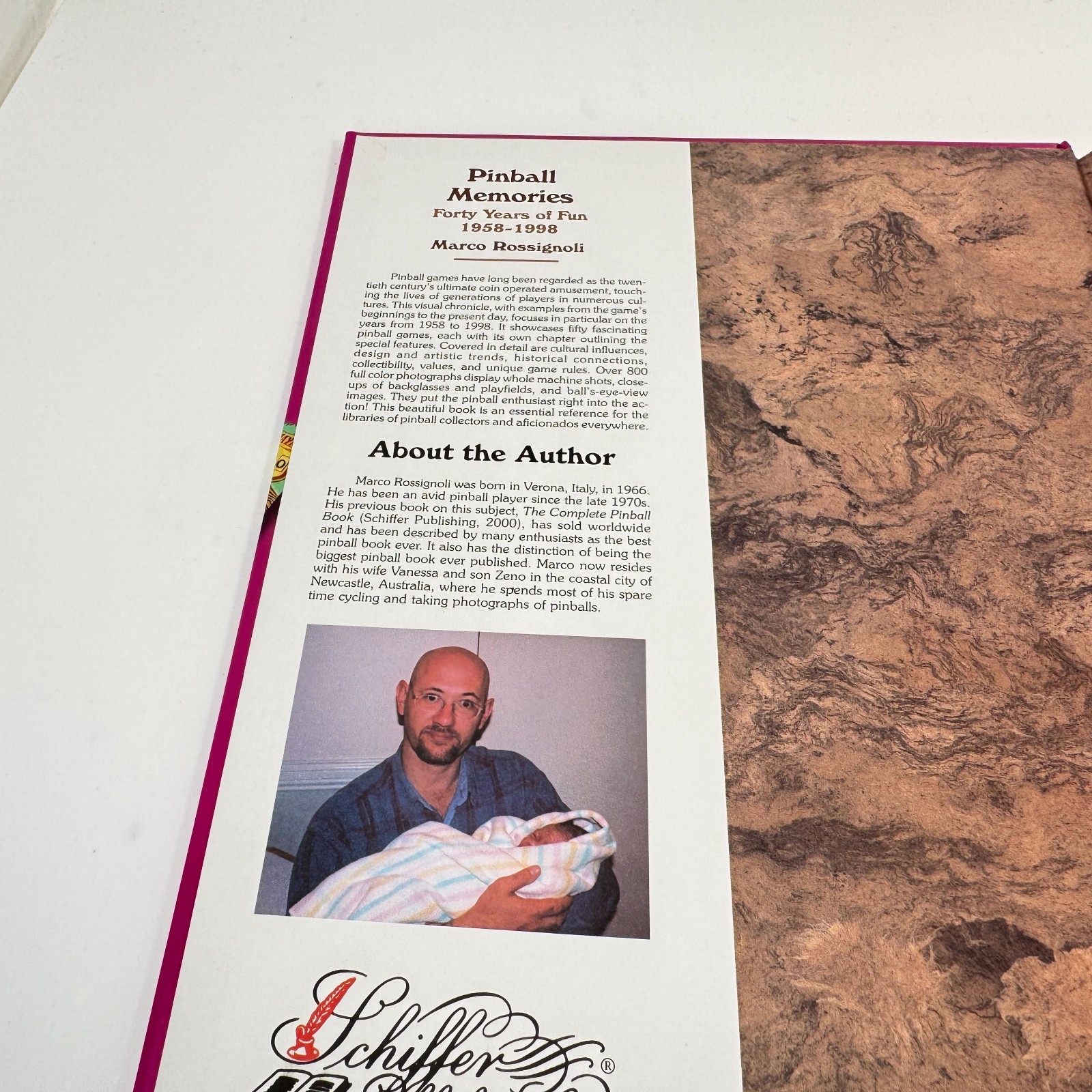 Pinball Memories Book: 1958-1998. Hardback – Marco Rossignoli – 272 pages