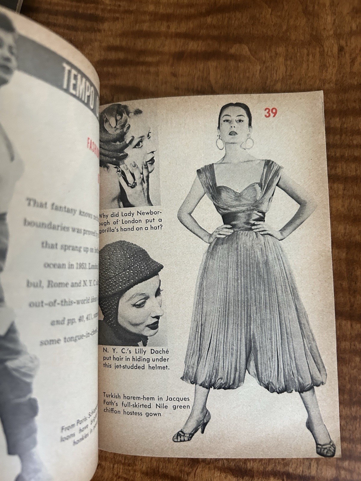 6 x 1950s Tempo Pocket Magazines News Tabloid Lot of 6 from 1953