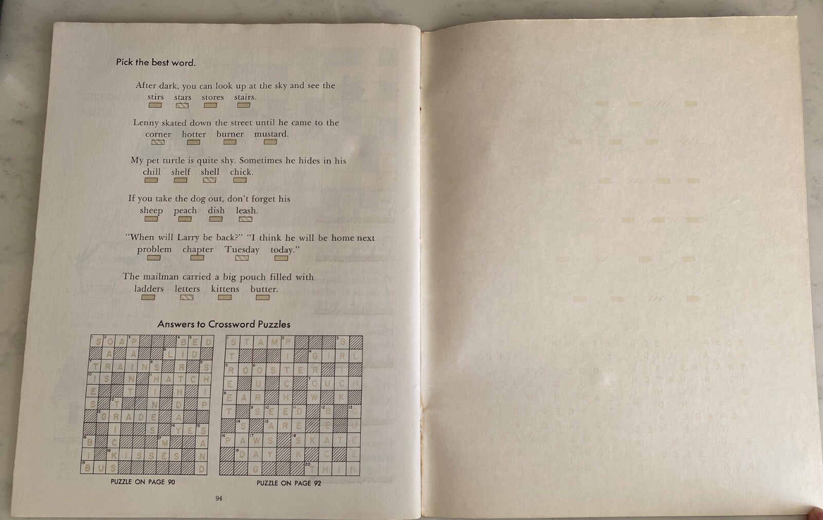 Vintage 1968 UNUSED Phonics with Write and See workbook by Margaret M Bishop