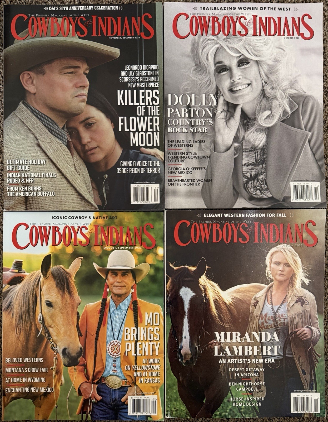 Cowboys & Indians Magazine 2016-2025 Lot of 31