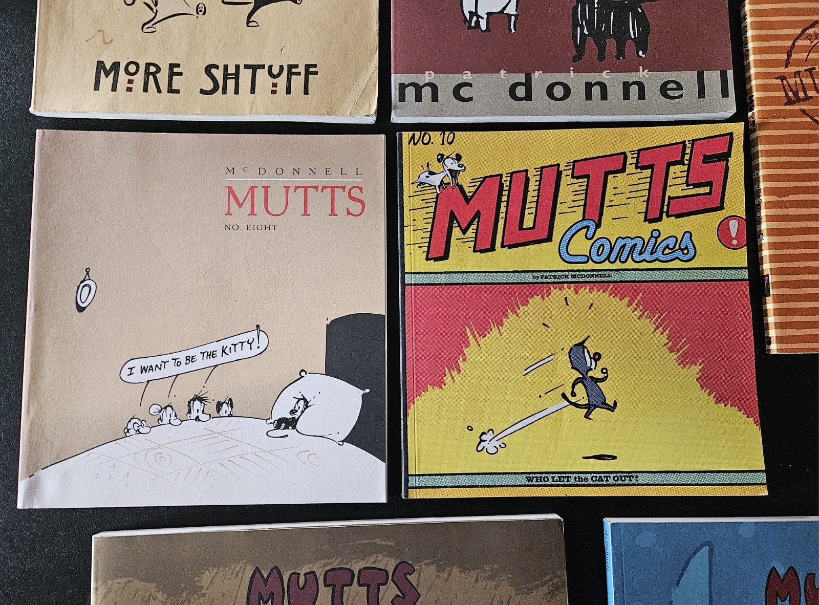 MUTTS Patrick McDonnell Lot of Seven 7 Books SUNDAY SERIES Softcover Mixed set