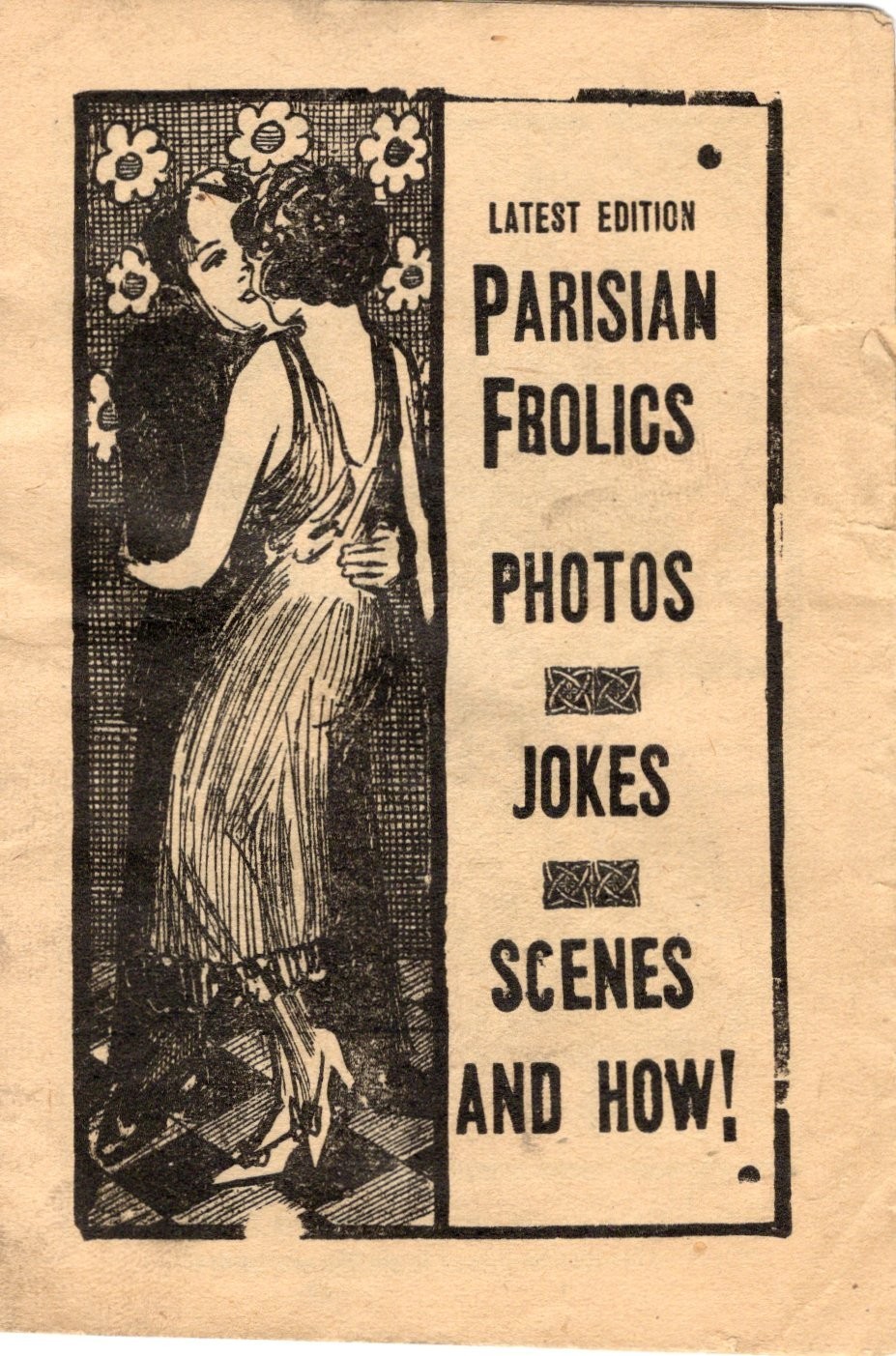 Vintage Erotica Classic Pulp Naughty Risqué Booklet Parisian Frolics