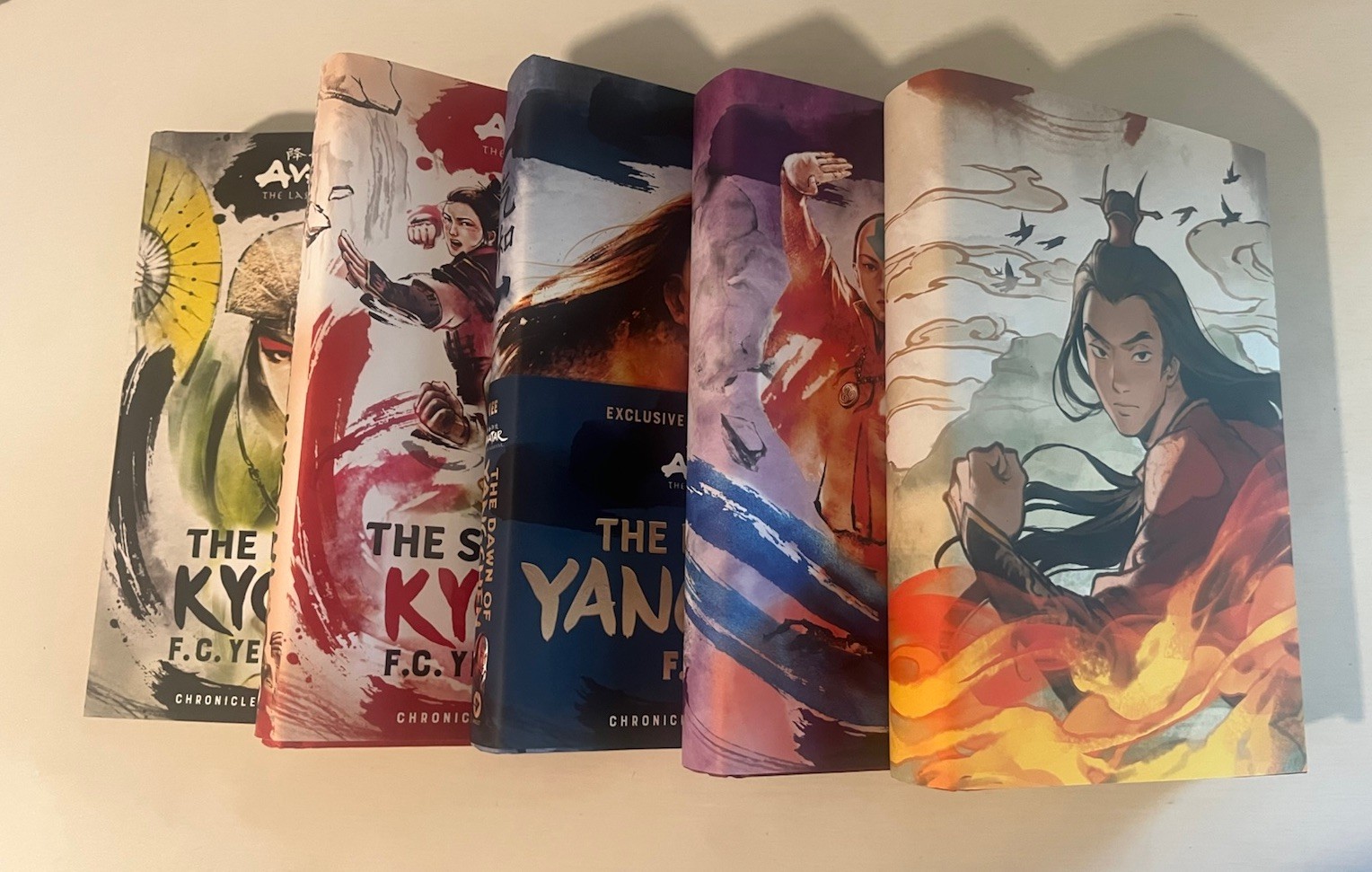 Chronicles Of The Avatar Signed Books 1-5 FC Yee & Randy Ribay