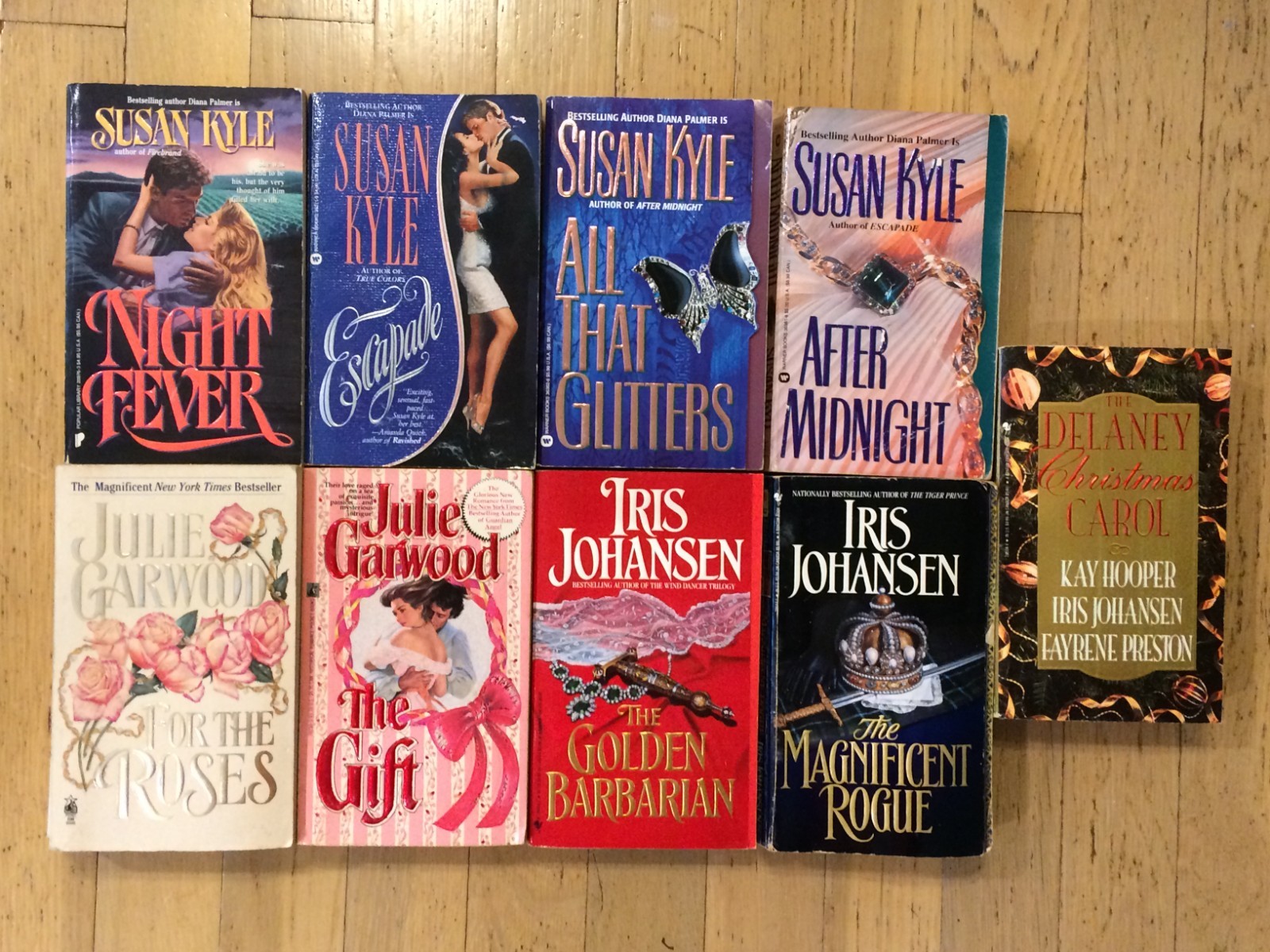Qty 9 – Random Romantic Novels – Misc Authors – Paperback lot 2