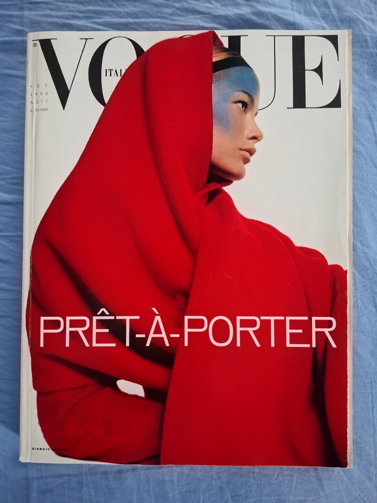 VOGUE ITALIA September 1998 Carolyn Murphy by STEVEN MEISEL 600+ pages