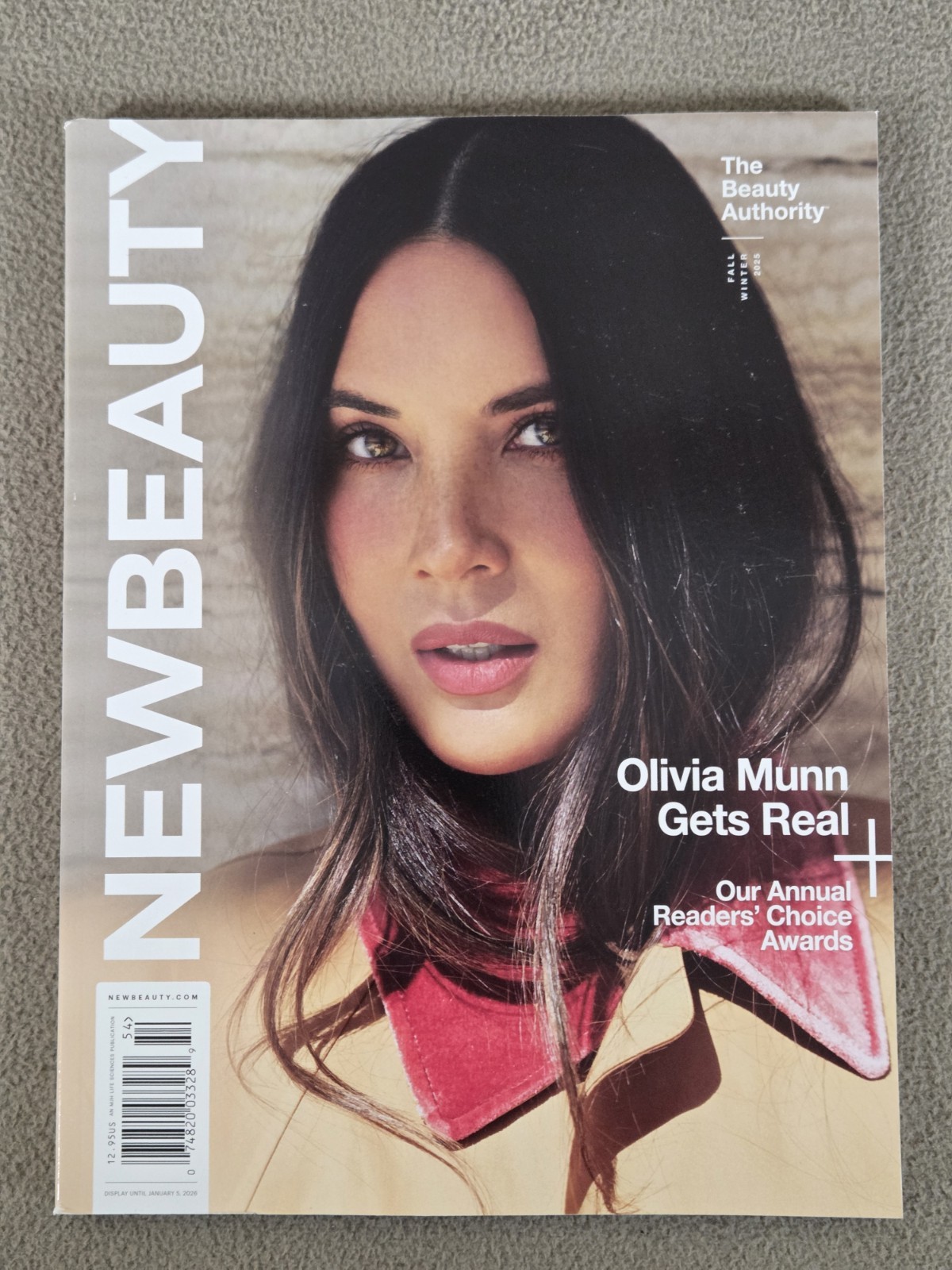 NEW BEAUTY MAGAZINE FALL-WINTER 2025 OLIVIA MUNN