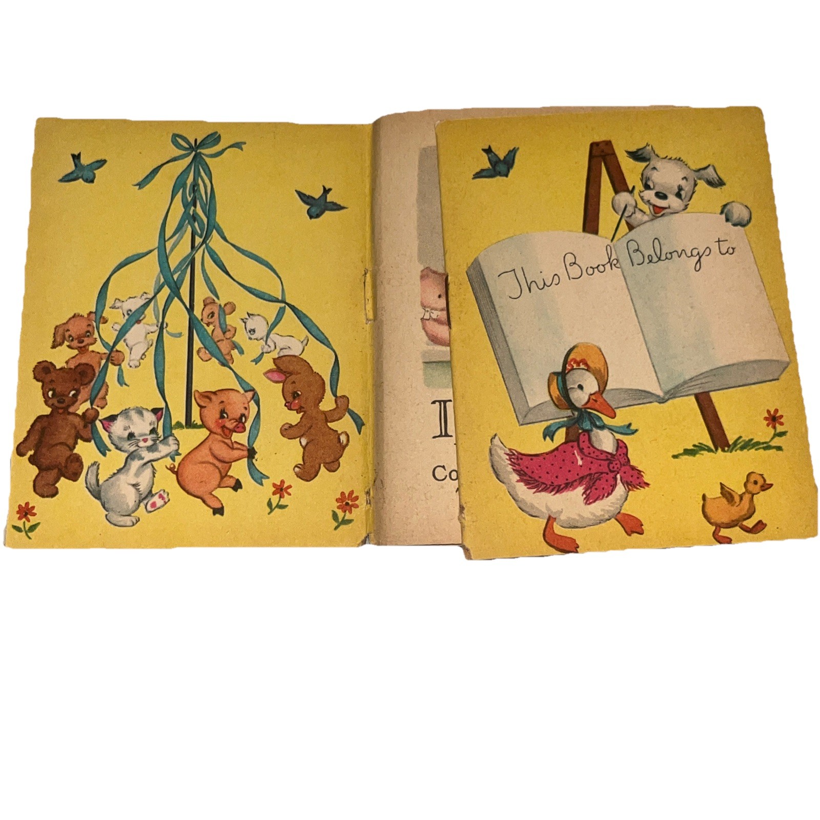 Whitman Publishing 1950s Tiny Tales Mini Books (5) Cowboy Bill, 5 Fat Piggies…