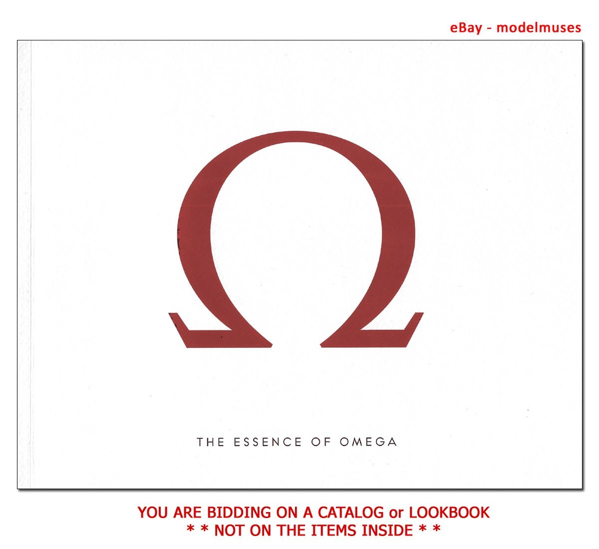 OMEGA Luxury Watch Softcover CATALOG 2018 – 104 Pages