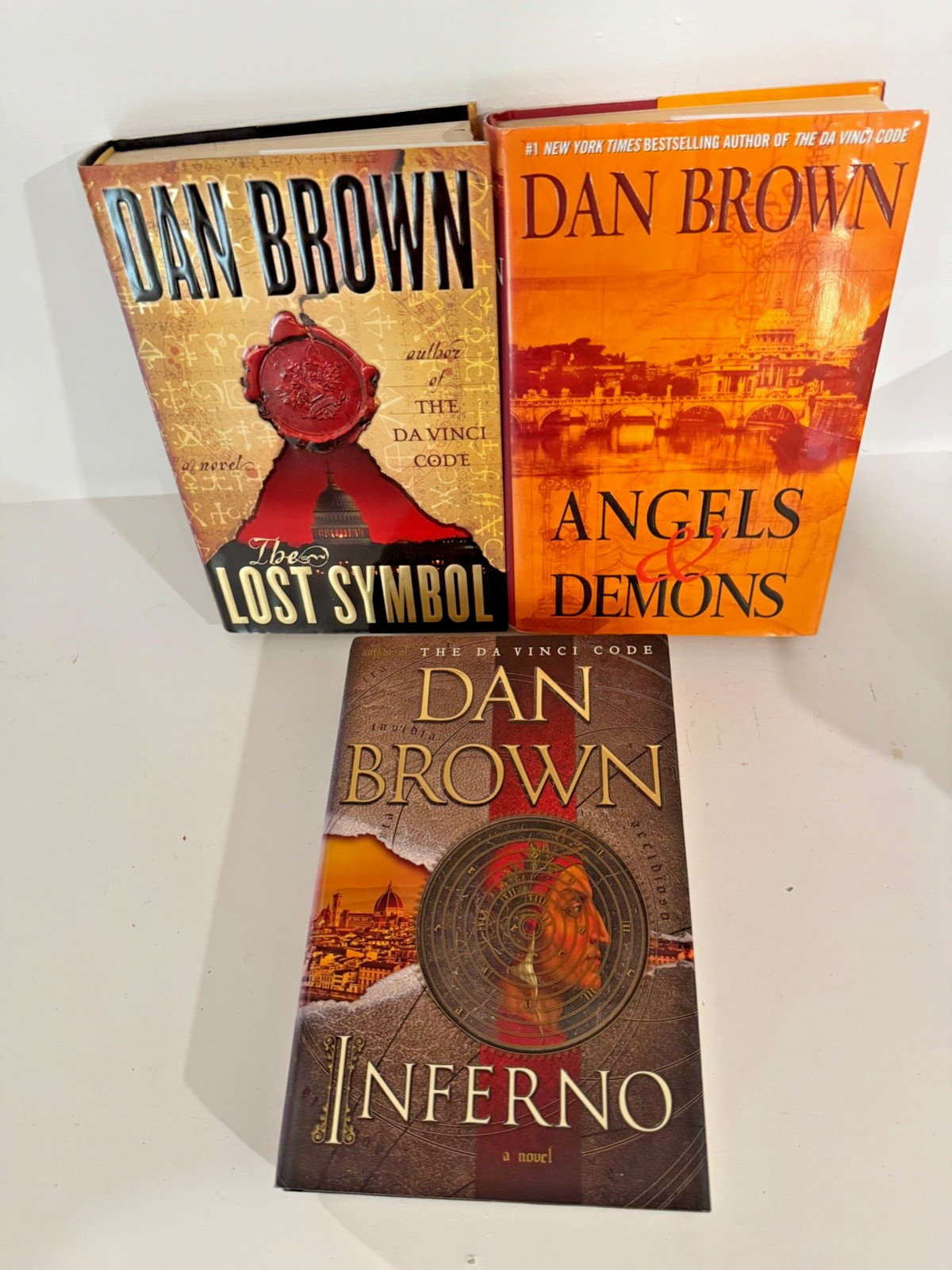Dan Brown Hardcover some 1st Printing Books w/Jackets bundle Set of 6