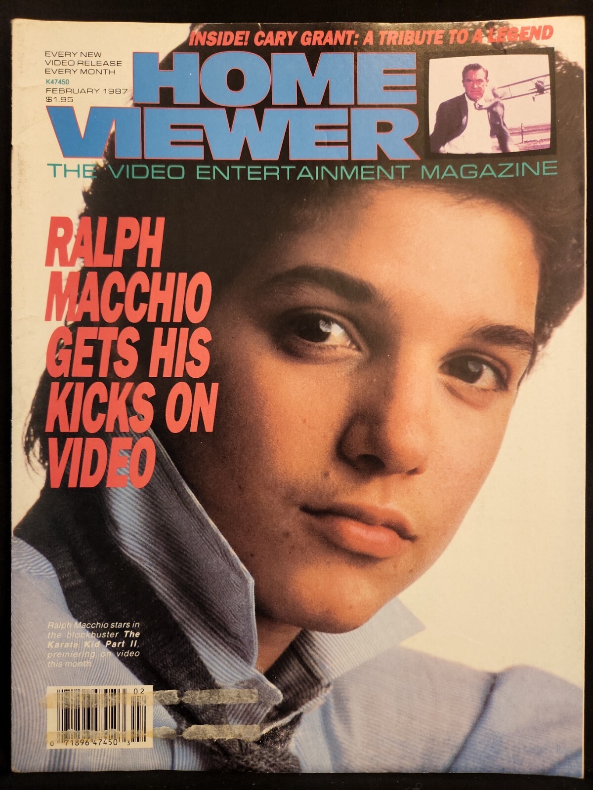 Home Viewer The VCR Guide VHS Movie Magazine February 1987 Ralph Macchio