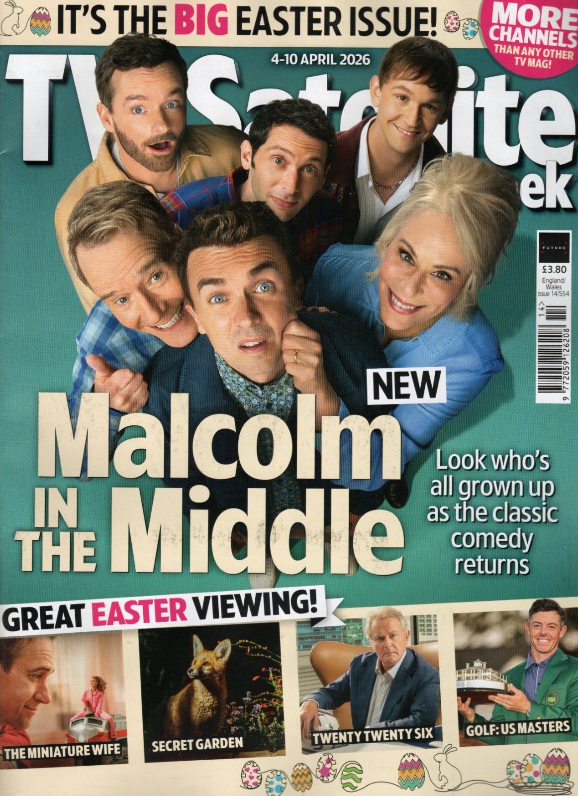 TV & Satellite Week Mag April 4 – 10 2026 -Malcolm In The Middle, Frankie Muniz