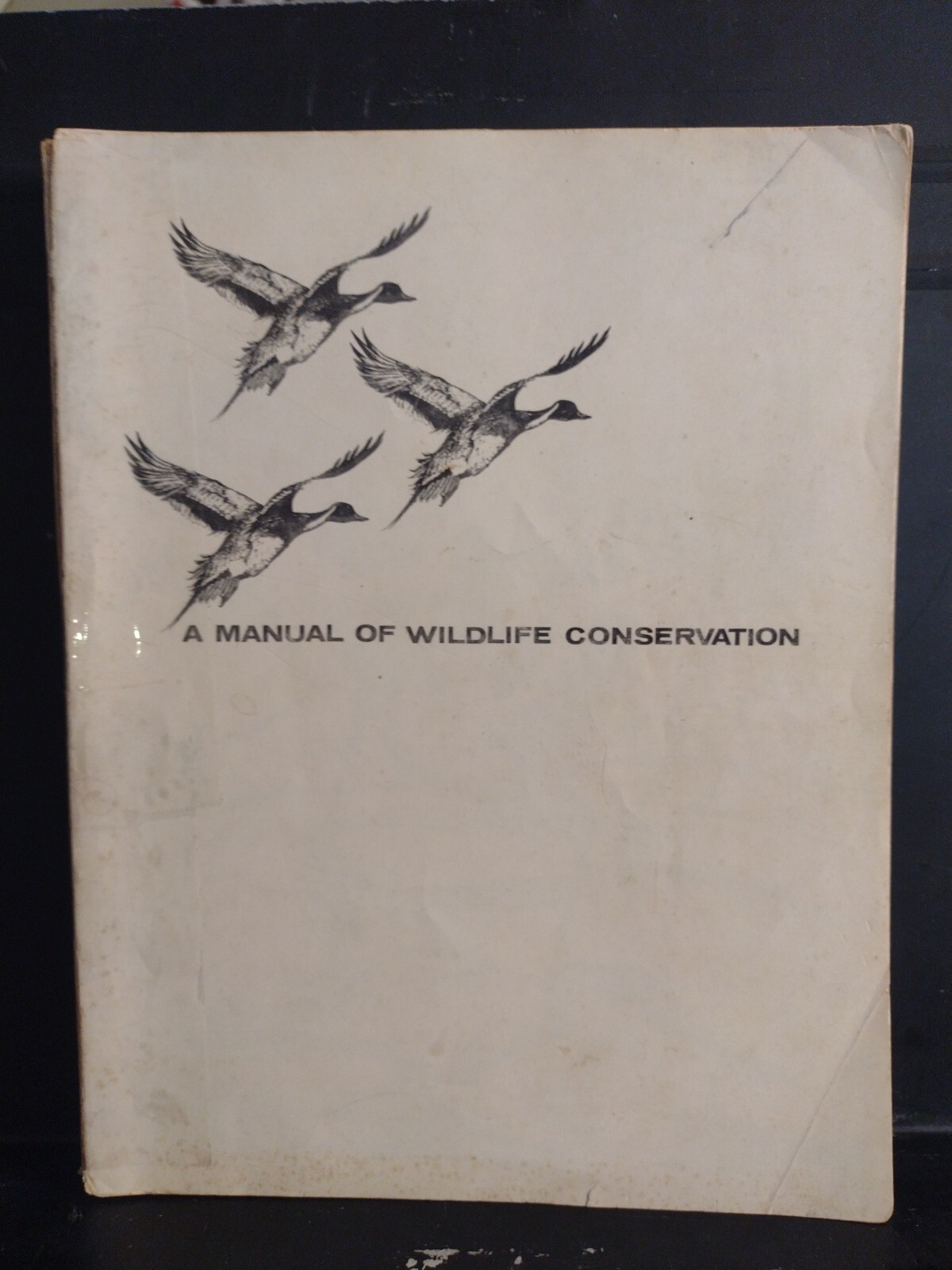 A Manual Of Wildlife Conservation 1971 Wildlife Society Vintage 206 Pages Good