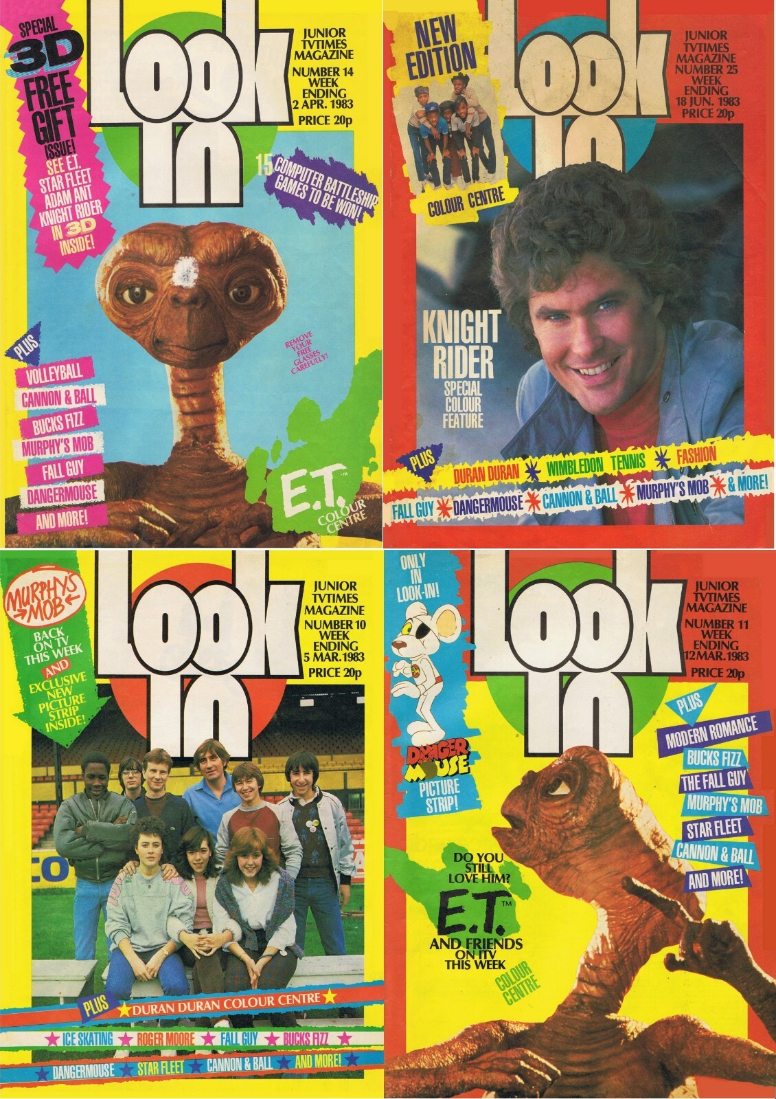 Look-In – United Kingdom Television Magazine V. 13 (1983) – 40 Old Issues on DVD