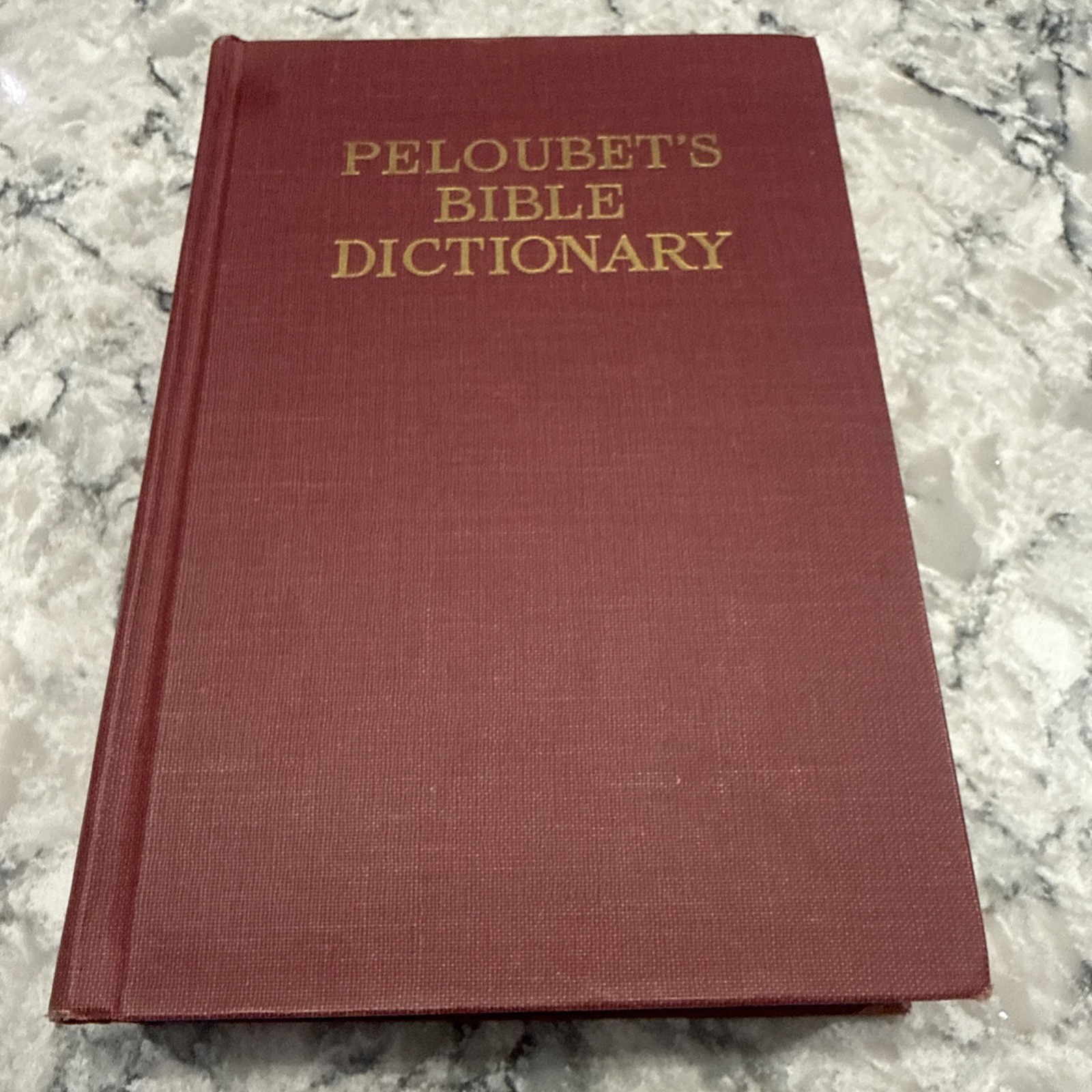 Vintage 1947 Peloubet&rsquo;s Bible Dictionary Illustrated Biblical Reference Book