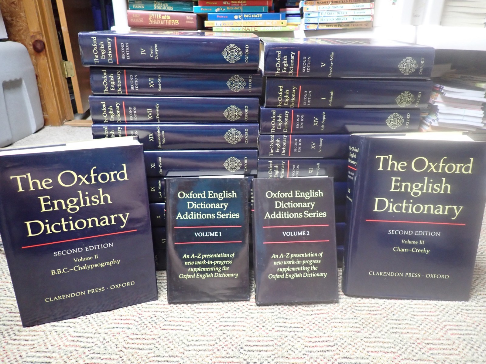 The Oxford English Dictionary 20 Volume Set 1989 HCDJ & Addition Series set