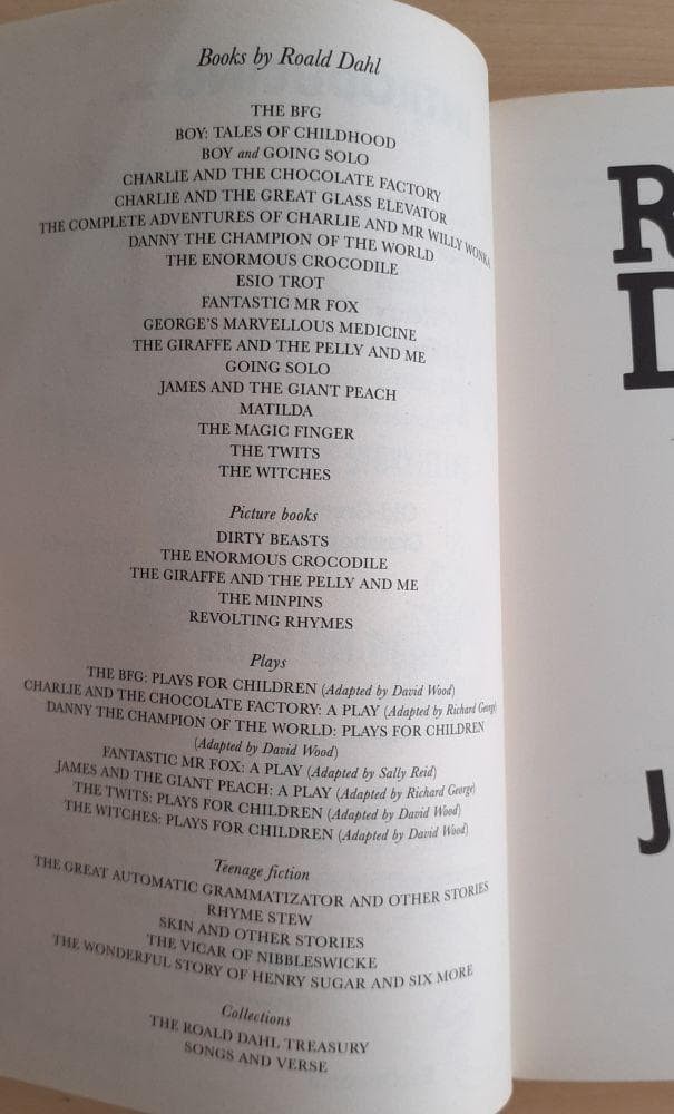 James and the Giant Peach by Roald Dahl English Book 5.0×7.8in