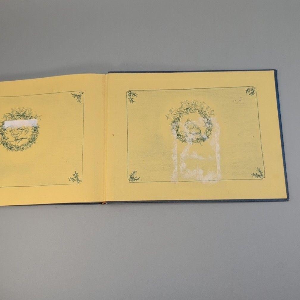 Vintage 1966 Take Joy! Tasha Tudor Christmas Book HC Blue Ex-Lib USA Illustrated
