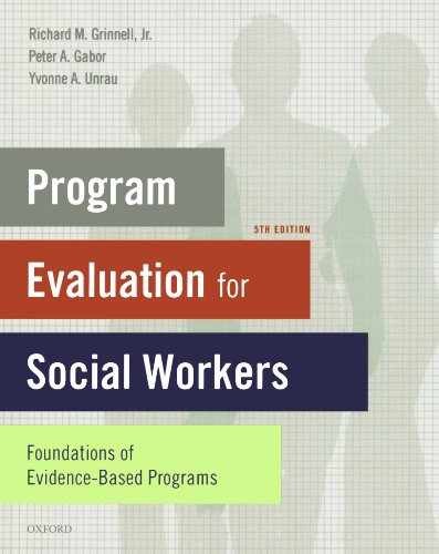 Program Evaluation for Social – Paperback, by Grinnell Jr. Richard – Very Good