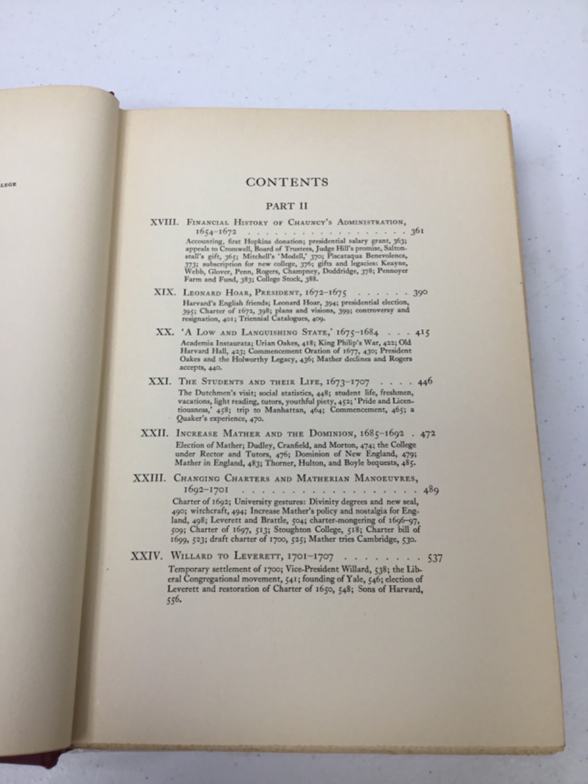 Harvard College in The Seventeenth Century Vol 1&2. Morison. 1936 HC+Mylar