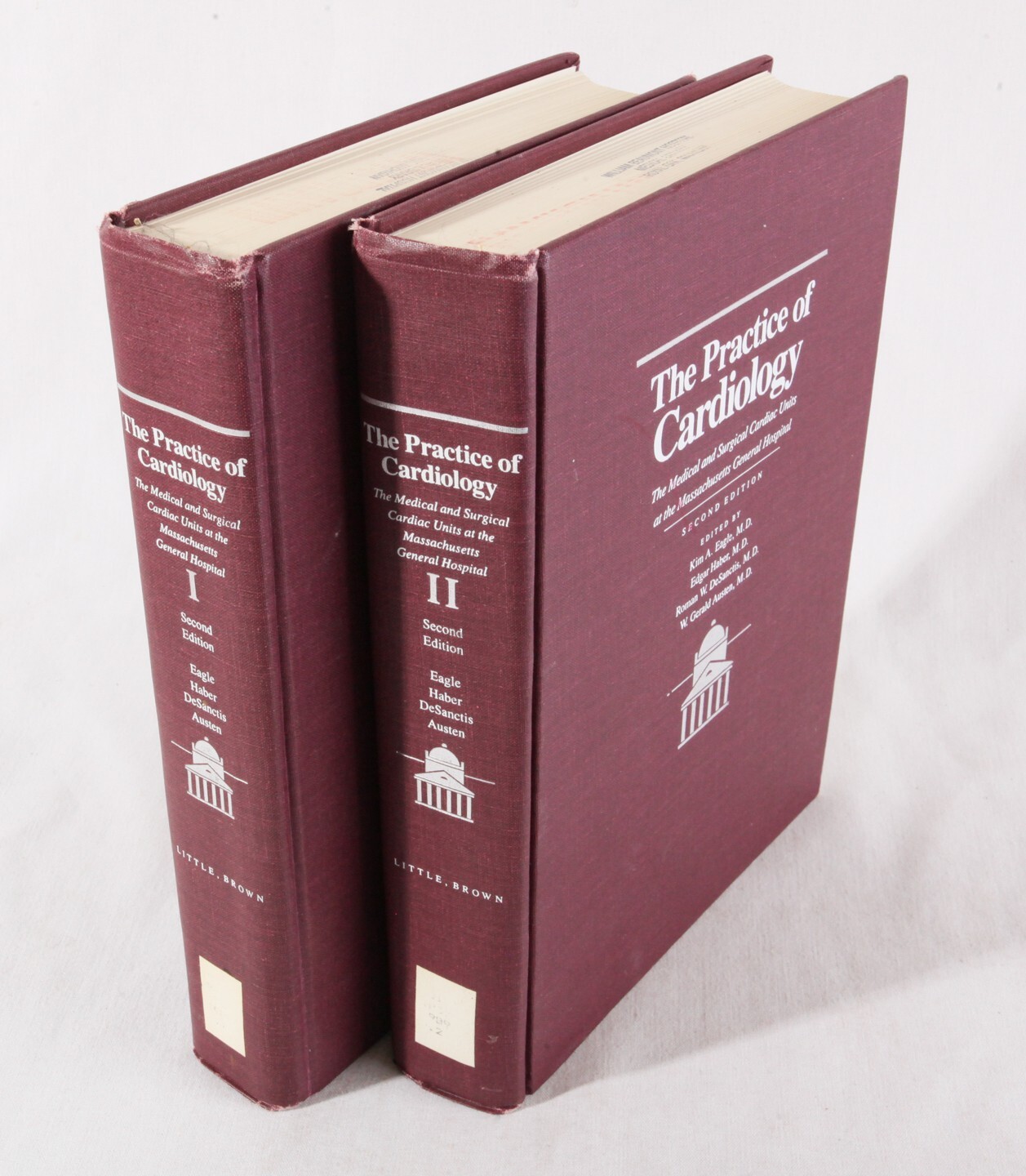 The Practice of Cardiology, 2nd Edition, Volume 1 & 2, Ex Lib, 1980 HC