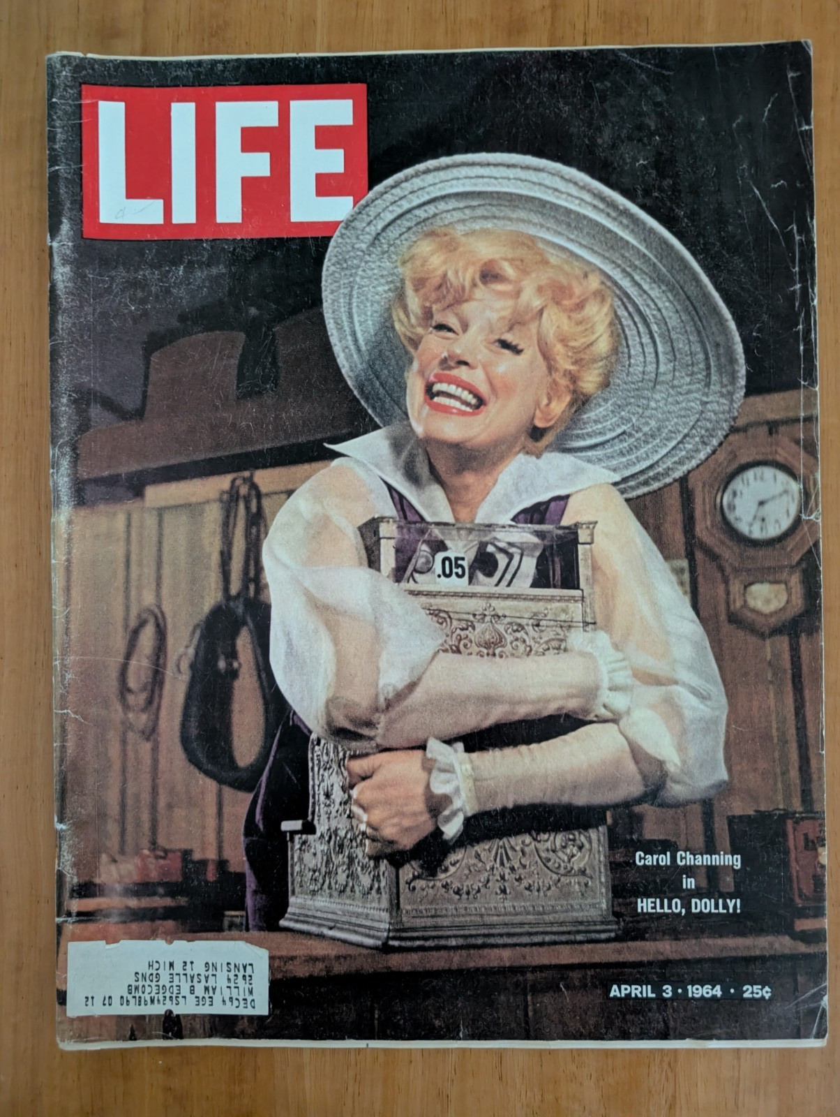 Carol Channing Hello Dolly Broadway – Life Magazine April 3 1964 – Vintage Ads