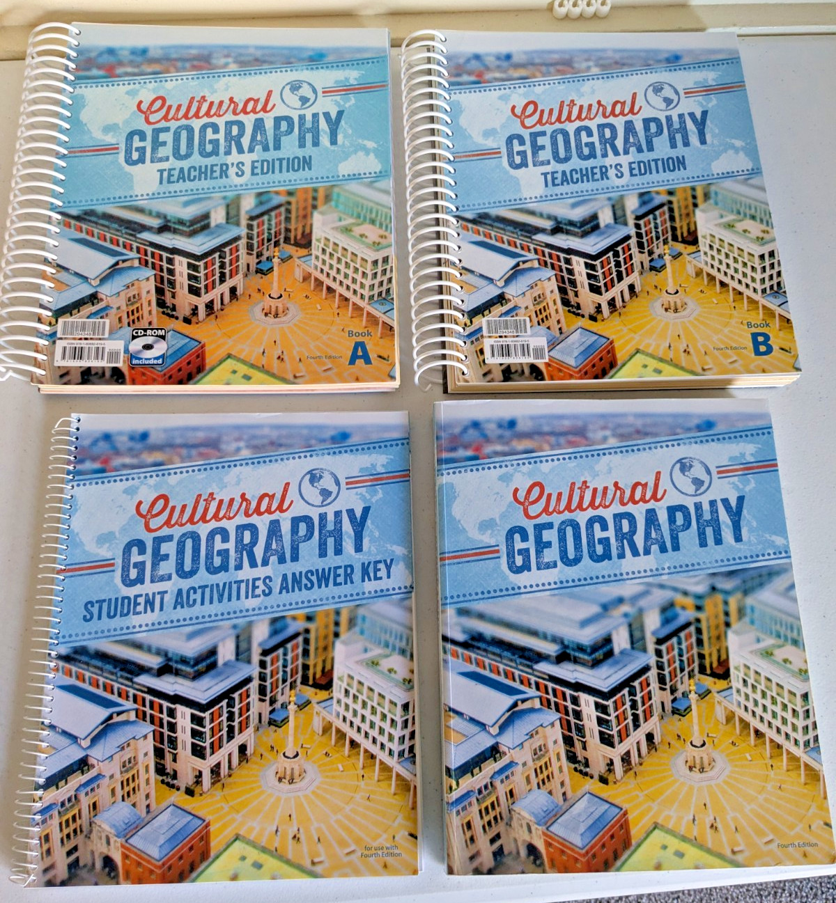 BJU Cultural Geography 4th Edition Set – Teacher&rsquo;s Editions, Key, Student Text