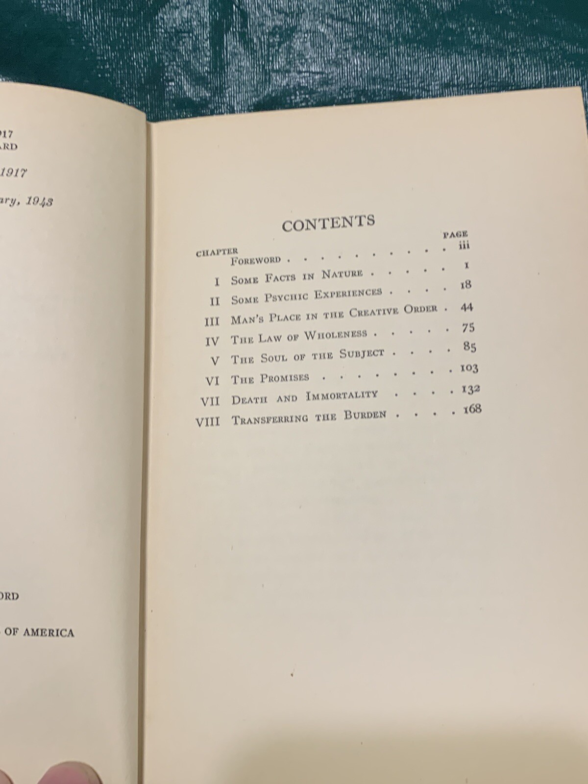 The Law and The Word T. Troward 1943. This book is extremely rare. Very nice.