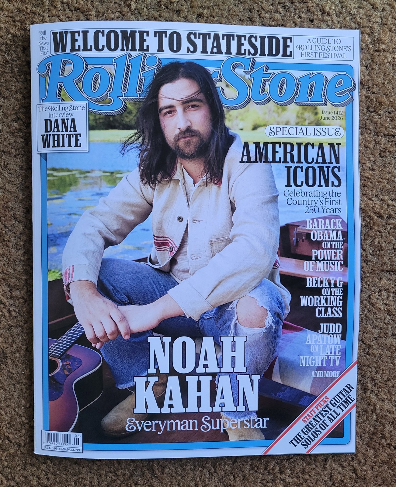 NOAH KAHAN Rolling Stone Mag June 2026 AMERICAN ICONS Vampire Lestat DANA WHITE