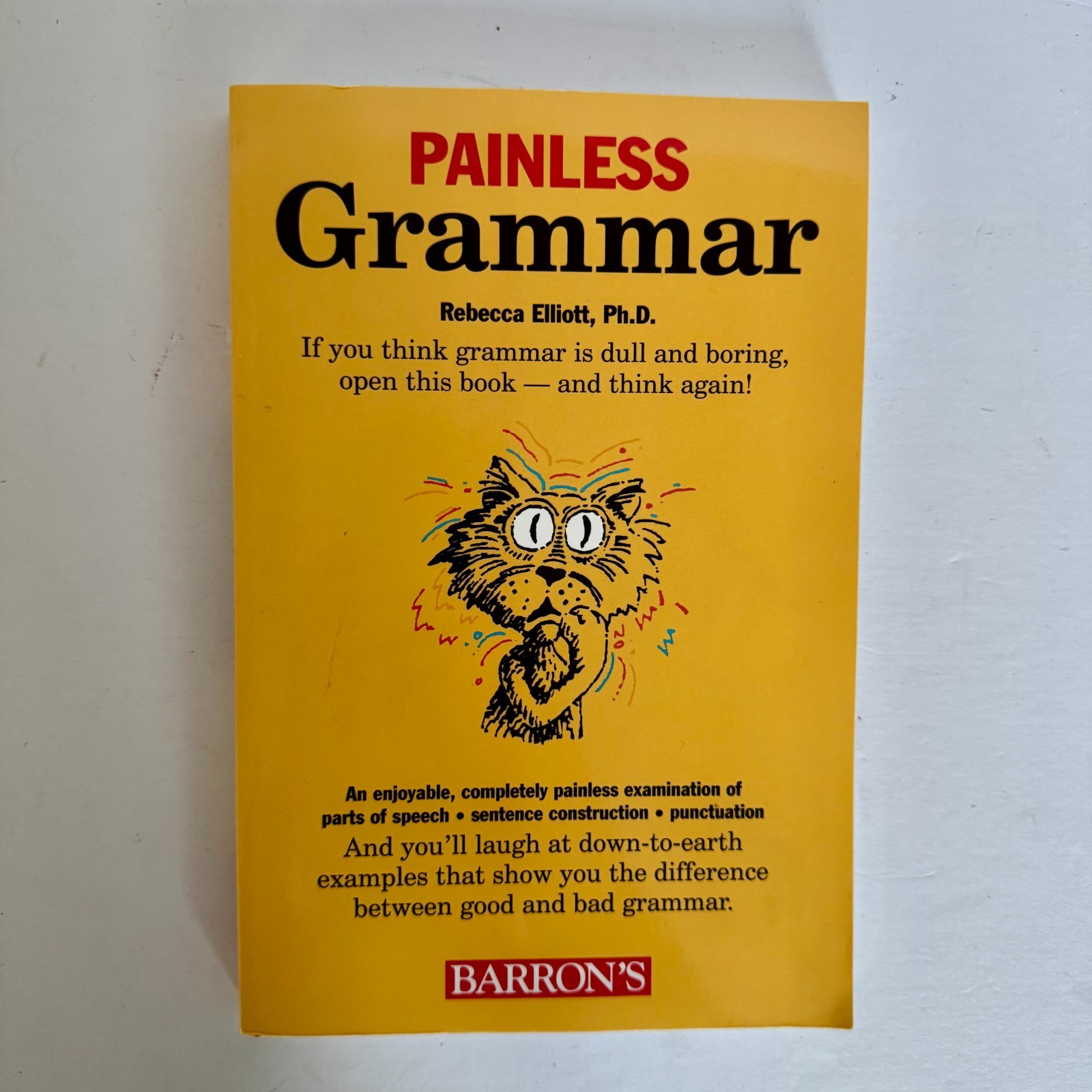Painless Grammar Rebecca Elliott PhD Barron&rsquo;s Educational Series Paperback Book