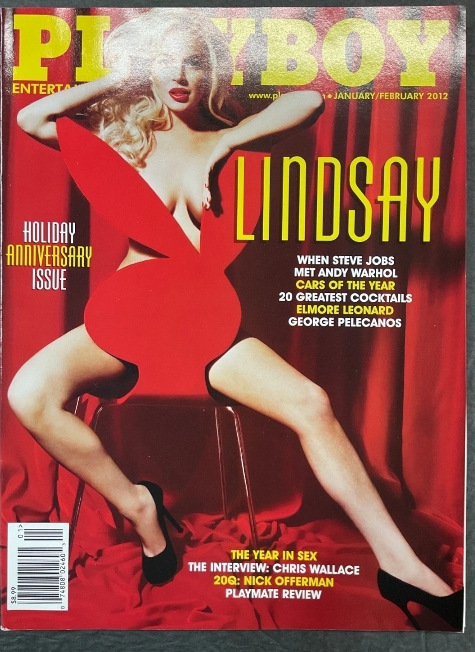 Factory Sealed Lindsay Lohan Jan/Feb 2012 Playboy Double Issue Magazine NEW