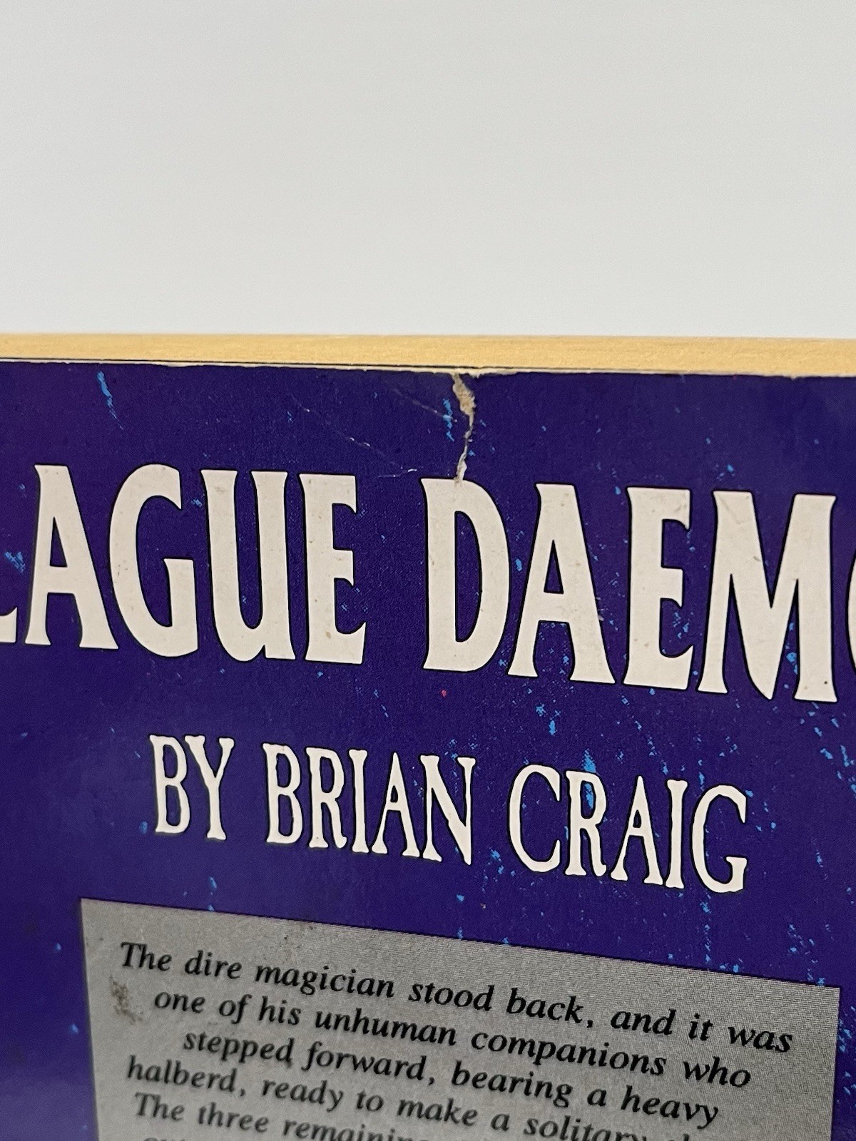 Warhammer Plague Daemon by Brian Craig Paperback Fantasy Novel