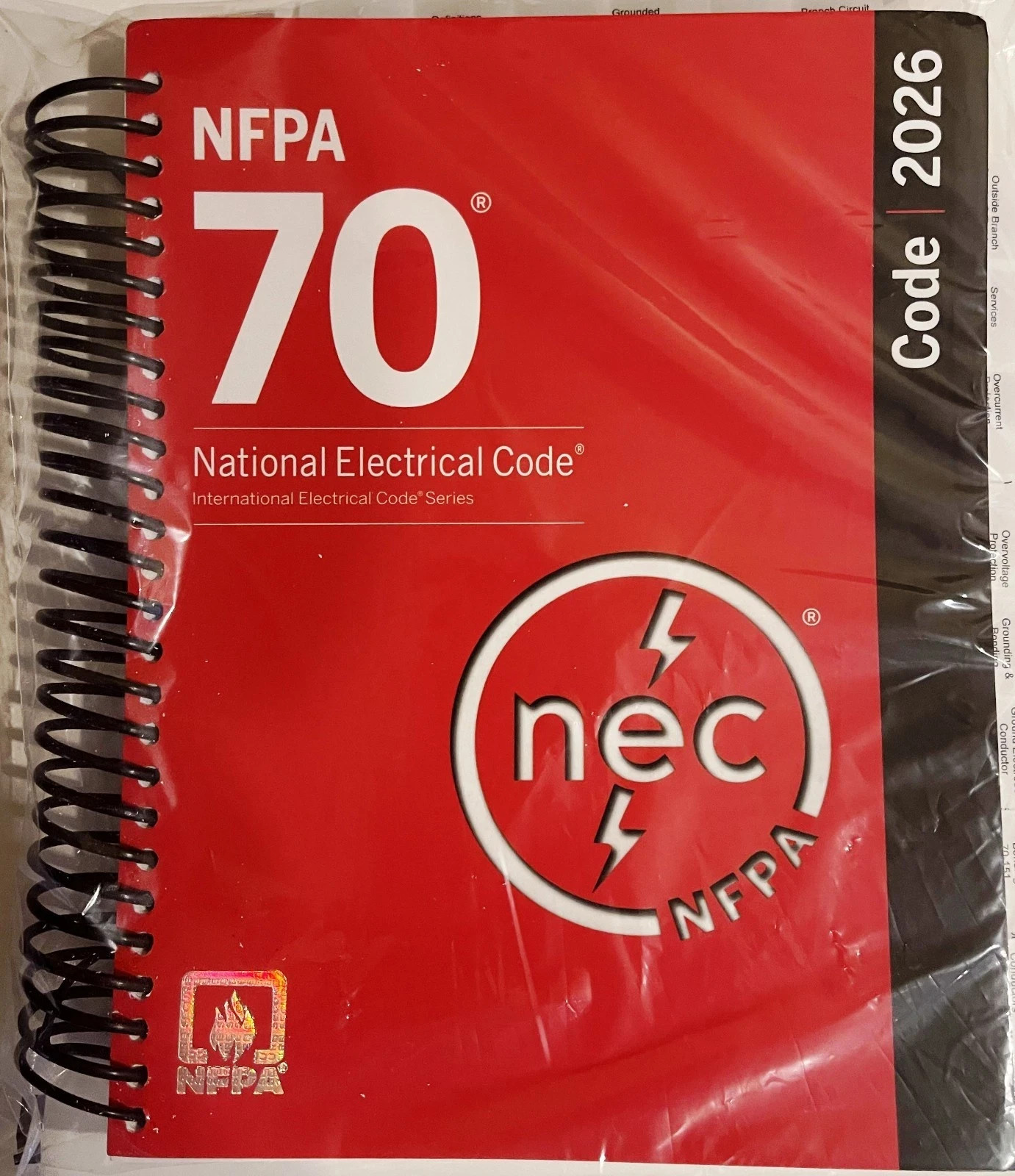 National Electrical Code 2026 Spiral bound NFPA 70 Pre Tabbed & Ugly&rsquo;s Reference