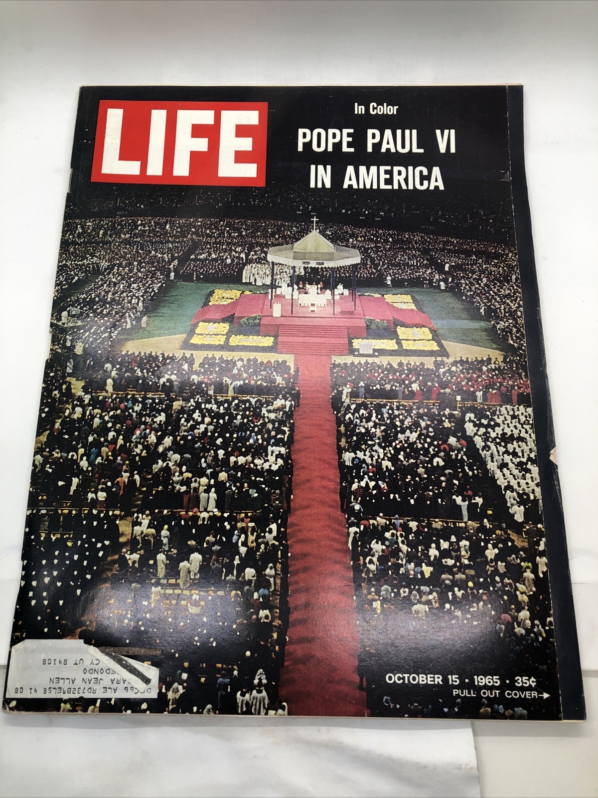 Life Magazine October 15 1965 – In Color: Pope Paul VI in America