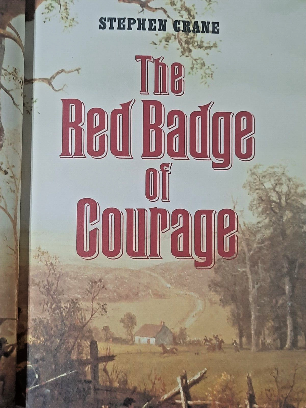 The Red Badge of Courage by Stephen Crane (Hardcover) pre-owned 176 pages