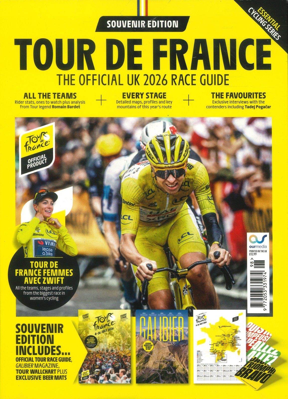 Tour de France Souvenir Edition Official 2026 Race Guide, Magazine, Wallchart