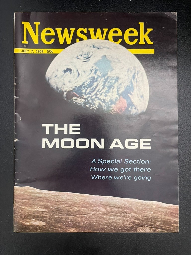 Vintage Newsweek Magazine July 7, 1969 – The Moon Age