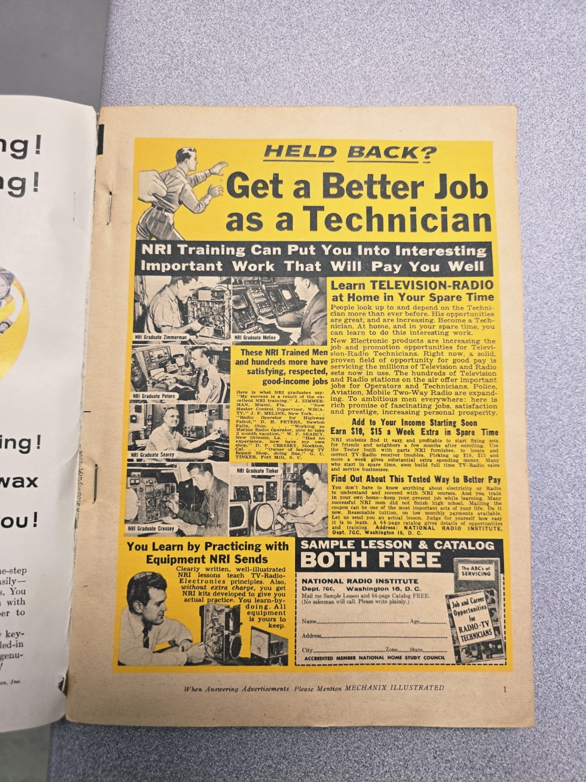 Mechanix Illustrated Magazine July 1957 $.25